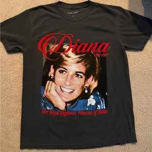 Moby Thrift Princess Diana Graphic T-Shirt